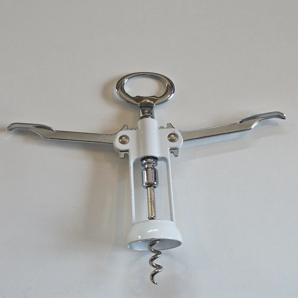 Wine Accessories - Mikasa Clear Crystal Wine Stopper And Corkscrew - Regatta